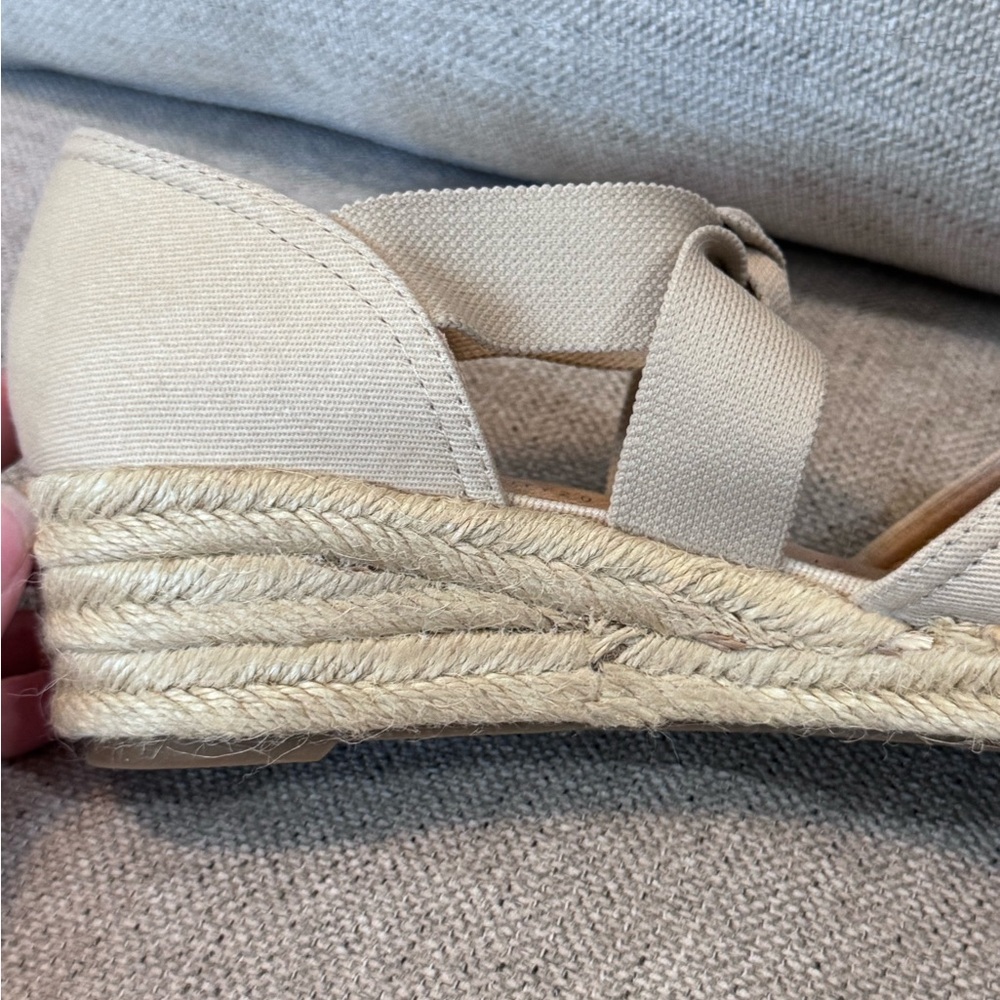 Life Stride Velocity Kascade Cream Espadrilles Wedge with Bow Detail sz 10 - Picture 13 of 15